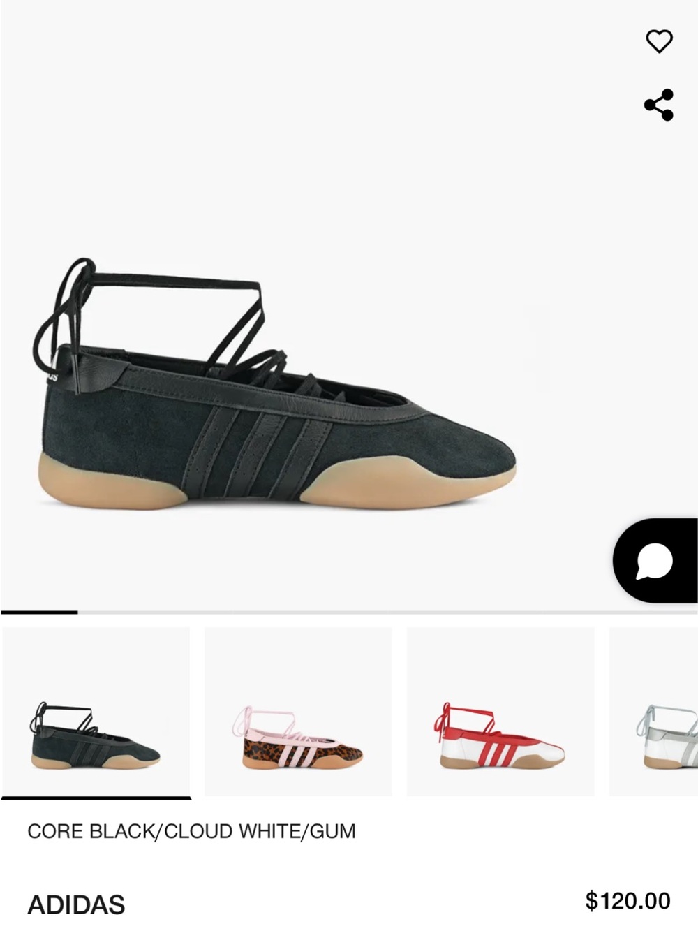 adidas Core Black Ballet-Inspired Lace Sneakers ✨